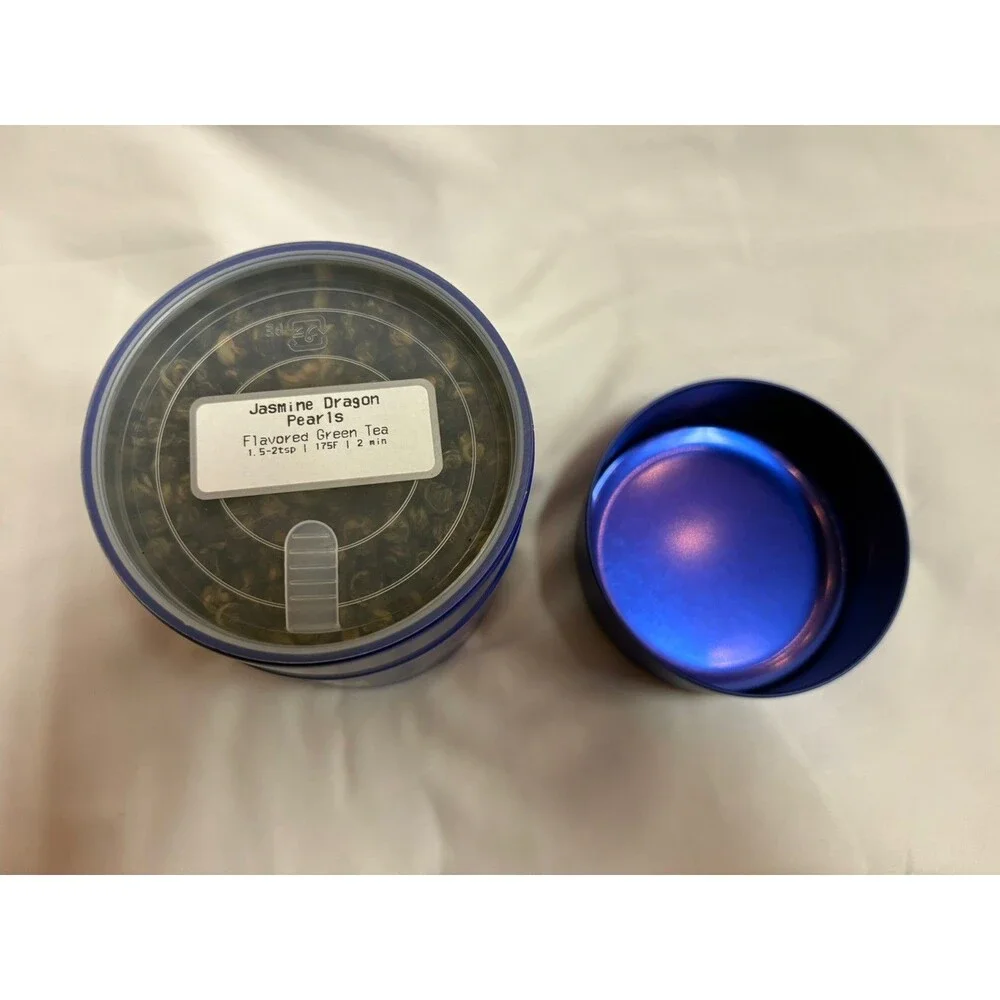 Teavana Loose Leaf Tea Jasmine Dragon Pearl Green Tea Tin Canister